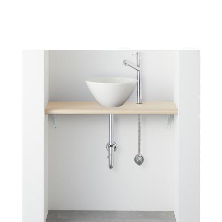 [HW01C751-Y1V25]三栄水栓 ANYPLUS 手洗カウンターセット 手洗器ホワイト単水栓...