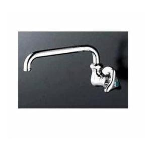 [K10-R36]KVK 横形自在水栓 360mm横自在パイプ付