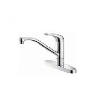 [K676BK-13]三栄水栓 水栓金具 シングル台付分岐混合栓 寒冷地用