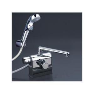 KVK [KF205N]KVK 水栓金具 デッキ型一時止水付2ハンドルシャワー 220mm