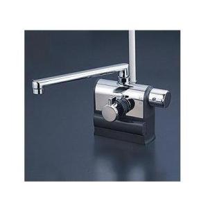 KVK あすつく 即納 [KF3011T]KVK 水栓金具 デッキ形サーモスタット式