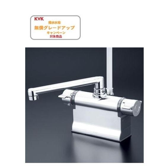 あすつく ポイント10倍 即納 [KF3011T]KVK 水栓金具 デッキ形サーモスタット式シャワー...