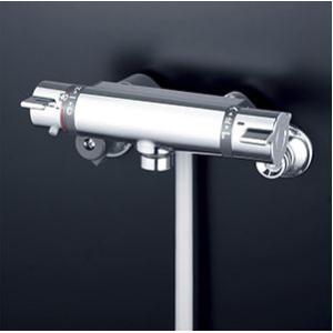 プレゼント付き [KF800TNNWF]KVK サーモスタット式シャワー　メッキワイドシャワーヘッド...