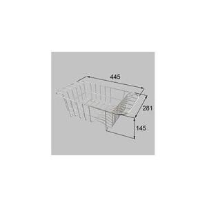 [KKBZZ113]トステム/LIXIL　水切り網かご　ステンレス素地