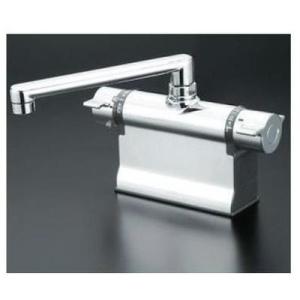 [KM3011T]KVK 水栓金具 デッキ形] サーモスタット式混合栓 マルチリフォーム