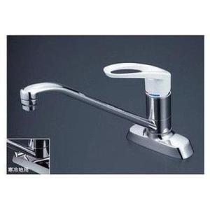 [KM5081]KVK 水栓金具 シングルレバー混合栓 台所