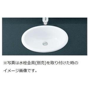 [L-2292]INAX/LIXIL はめ込みだ円形洗面器　オーバーカウンター式　