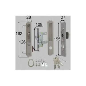 [L1Y64]LIXIL/トステム 引手内外錠・召合せ外錠セット 玄関引戸部品