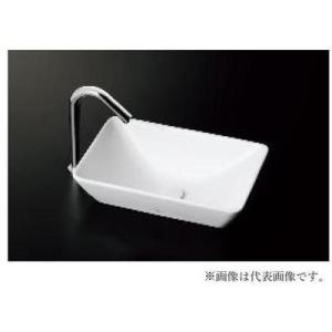 [L725+TLE35SM1W+UGFA390S]TOTO カウンター式手洗器 ベッセル式 台付自動...
