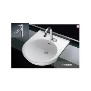TOTO TLG04302JA TOTO 台付シングル混合水栓 ワンプッシュ式 : アクア 