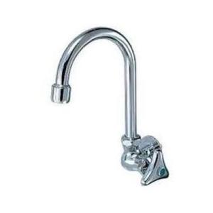 [LF-L16SPF-13]INAX/LIXIL 横形自在水栓　つる首式・泡沫式 湯用・左ハンドル　...