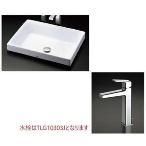 TOTO [LS717C]TOTO カウンター式洗面器 ベッセル式 角形洗面器洗面器