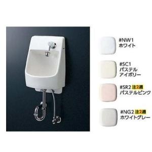 [LSL570APR]TOTO　コンパクト手洗器　埋込手洗器セット一式　手洗器・ハンドル式単水栓セット(木枠付)　壁排水Pトラップ｜setubi