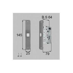 [MDU428]LIXIL/トステム フラットプッシュプルハンドル用箱錠 室内ドア部品