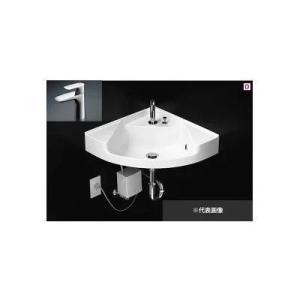 TOTO 【MLRA50A】TOTO カウンター一体形 コーナー洗面器 樹脂製 NW1