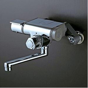 プレゼント付き [MTB170KPTHS]KVK 定量止水付サーモスタット式混合栓　お湯ぴたシリーズ...