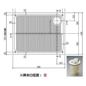 [PWSP80LEB2W]TOTO 洗濯機パンセット　PWP800LB2W+PJ2004B 800サ...
