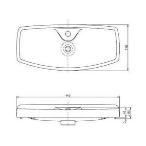 [S221ACR]TOTO トイレ補修品　手洗付密結タンクピュアQRふた