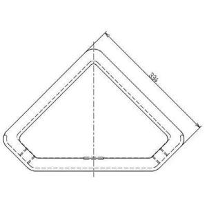 [S570BCR]TOTO トイレ補修品　防露式隅付ロータンクふた(隅付タンク)｜setubi