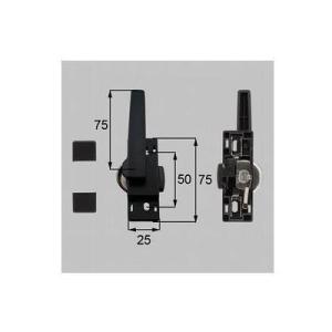 [S8CL1225RS]トステム/LIXIL/新日軽　部材　引き違い窓用　クレセント　ブラック