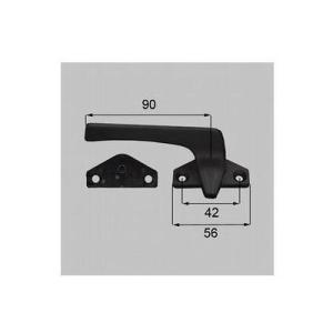 [S8KH204L]トステム/LIXIL/新日軽　部材　カムラッチハンドル　ブラック