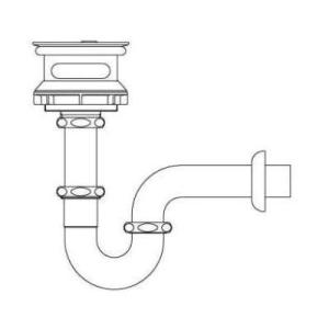 [SF-21PAM]INAX/LIXIL ユーティリティユニット用排水Ｐトラップ