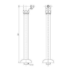 [T4BD29U]TOTO ストレート形止水栓　共用　