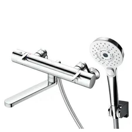 プレゼント付き[TBV03456Z]TOTO 浴室水栓　壁付サーモスタット混合水栓　 アーチハンドル...