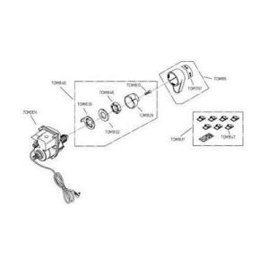 [TCM1459RN]TOTO　モータ組品　便器洗浄　