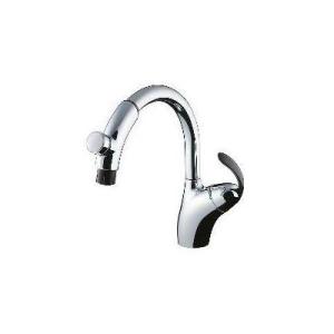 ポイント2倍[TKN34PBTA]TOTO キッチン水栓　ニューウェーブ　台付シングルレバー混合水栓...