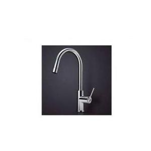 [TKWC35ESZB]TOTO キッチン用 シングルレバー混合栓 ハンドシャワータイプ グースネッ...