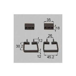 [WTAG003]LIXIL/トステム 角サドル ベランダ・バルコニー部品　オータムブラウン