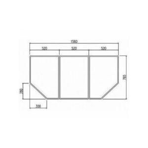 LIXIL（リクシル） INAX 風呂フタ [YFK-1475B(1)-D4-PB] (サーモバスS