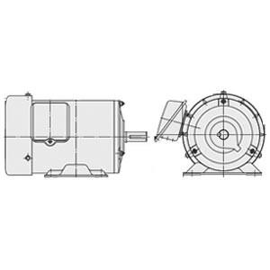 日立（HITACHI） 【在庫あり】 三相モータ TFO-LK-0.75kW-2P-AC200V 全 