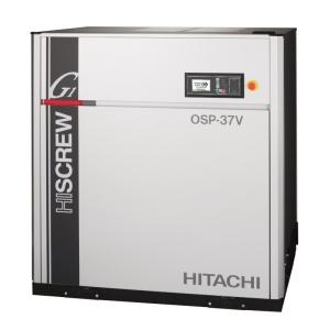 HITACHI 日立工機エアーコンプレッサー 三相 200V 日立（HITACHI） コンプレッサー OSP-37VARG1 スクリュー圧縮機 50