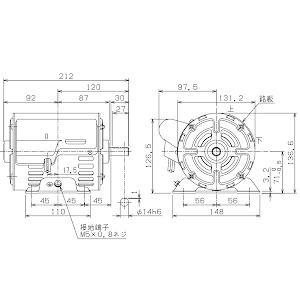 テラルTERAL多段渦巻ポンプ（ ポンプ型式M50-3-52)東芝3相誘導モータ ssnet_teral-nx5-16