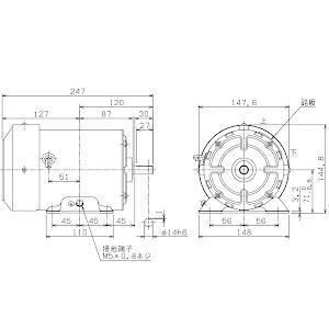 単相モーター　ムライ機器株式会社　SP-MR 200W 4P 動作確認済み 000000302018_gCy8BXc.jpg