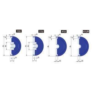 SPB-230-2 NBK 鍋屋バイテック SPプーリー SPB型 2本掛
