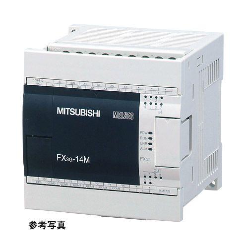 三菱 シーケンサ FX3G-14MR/DS リレー MELSEC-F FX3G基本ユニット DC電源...