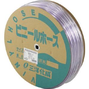 【売切れ】TM-1215D50T サンヨー 透明ホース12×15 50mドラム巻｜setubiprookoku