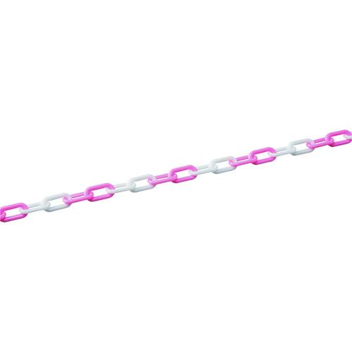 緑十字 プラスチックチェーン 284163 ピンク/ホワイト PTS−730PW 長さ:30m 線径...