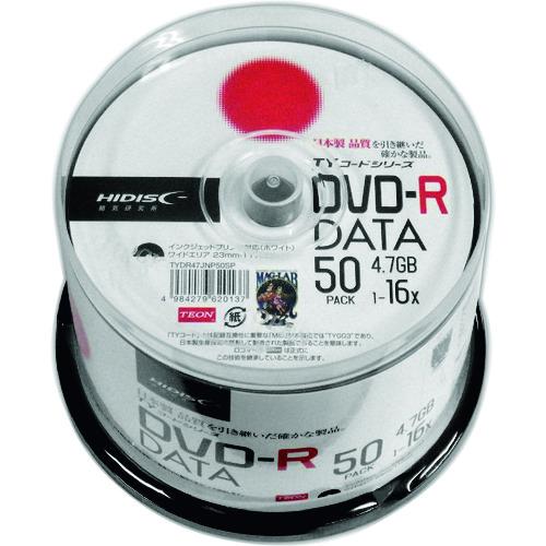 ハイディスク 記録メディアDVD−Rデータ用 TYDR47JNP50SP 50枚 6PKまとめ売り ...