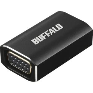 BUFFALO HDMI BHDVGADBK to VGA変換アダプター ブラック 600個まとめ売り 【まとめ売り商品】