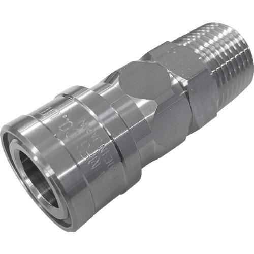 NKCカップリング NL型カップリングソケット(SUS304) NL-24SM-S R1/2 オネジ...