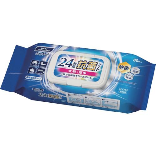 Kao 業務用クリンキーパー 427502 24時間抗菌シート 80枚 18PKまとめ売り 【まとめ...