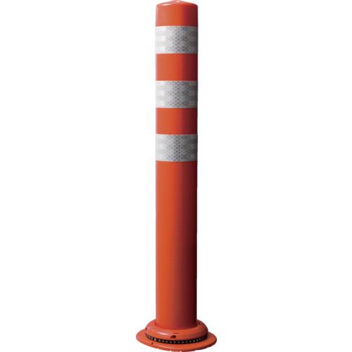 積水 車線分離標 PCCTR-80RW-SNT-T6 ポールコーンCITY R 接着用スチールスペー...