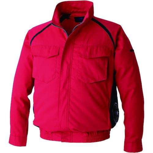 空調服 空調服(R) KU92400R70S1 長袖ブルゾン ウエアのみ レッド S