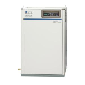 日立 コンプレッサー PB-0.75PP6 60Hz専用 パッケージ ベビコン 給油式 圧力開閉器式 三相200V 0.75kW ドライヤー無し 60Hz｜setubiprookoku