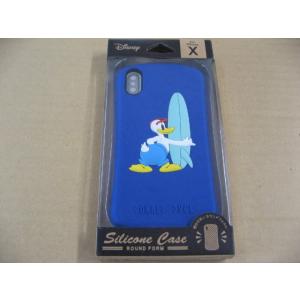 PGA ピージーエー iPhoneX用 シリコンケース ドナルドダック PG-DCS372DND