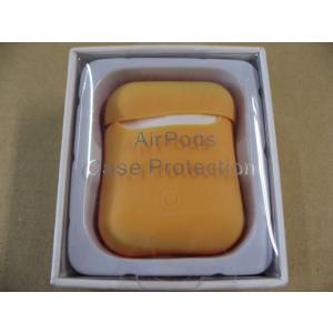 【色褪色】 アイキューラボ AirPods(エアーポッズ)用 スマートシリコンカバー オレンジ APSMSOR ポータブルオーディオ iPodアクセサリー